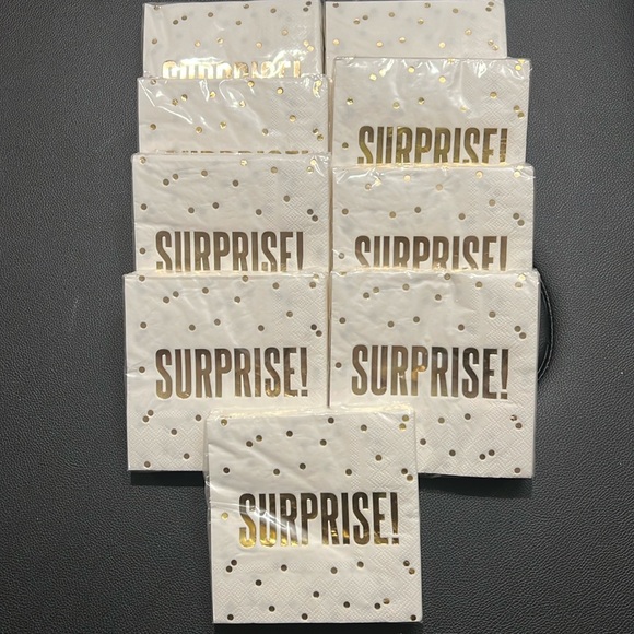 9 Packages of “Surprise” Napkins - Picture 2 of 4